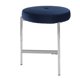 thumbnail image 2 of Taburete de tocador Chloe - Terciopelo azul y cromo LumiSource OB-B17-CHLOE BU, 2 of 2