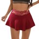 thumbnail image 4 of Gibobby Tangas de mujer sexy encaje Blusa transparente Sexy Falda de encaje endeble Busto Vestidos exóticos para mujer(Rojo 3XL), 4 of 5