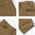 thumbnail image 6 of Fabrcox Mens Pants Cargo Waterproof Hiking Pants Outdoor Running Athletic Breathable Big and Tall Straight Leg Mens Work Pant with Pockets Brown XL, 6 of 7