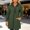 Army Green, variant on Women's Mid Length Hooded Windproof Jacket, Adjustable Cuff Full Zip Lightweight Outdoor Trench Coat with Zipper Pocket for 2026 Spring Fall Daily Hiking Layering
