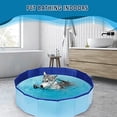 thumbnail image 4 of PVC Pet Swimming Pool, Portable Dog Bathtub, Collapsible Dog Pool, Plastic Pool for Dogs, Dog Tub for Pets to Swim and Bath 23.6"x7.9", 4 of 6