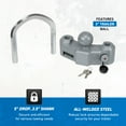 thumbnail image 3 of Reese Towpower Trailer Coupler Lock with Universal Fit & Heavy Duty Design, 3 of 10