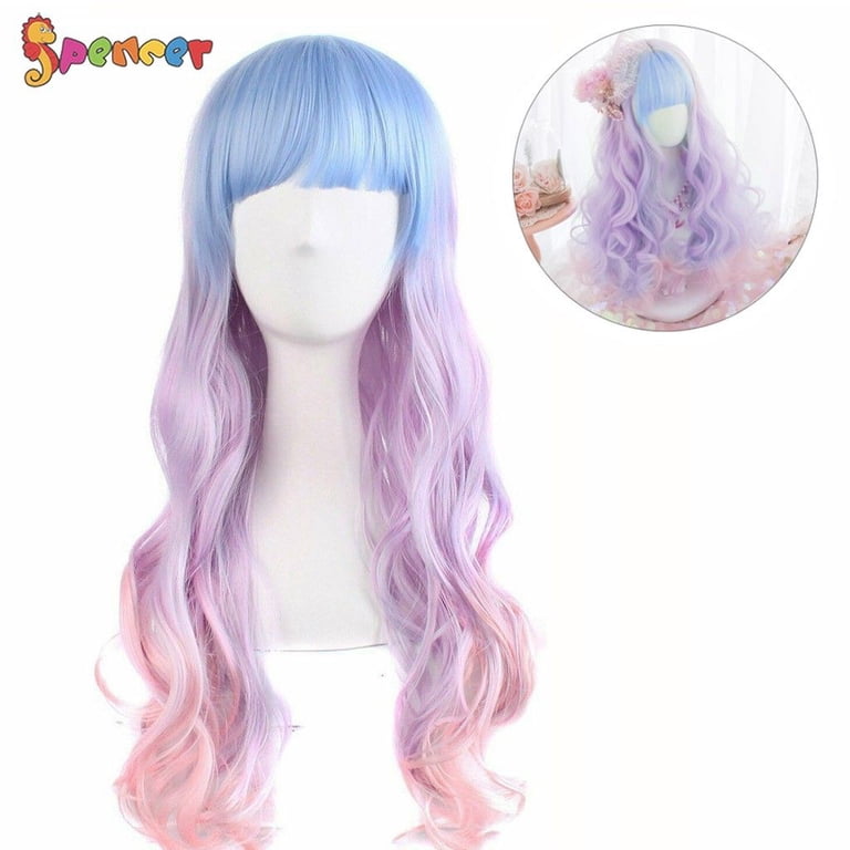 Spencer Lolita Harajuku Long Wavy Curly Synthetic Multi  display picture 1