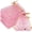 Pink, variant on 100 Pieces Moon Star Organza Jewelry Candy Bags, 2.7x3.5 Inch Sheer Organza Pouch Small Gift Bags with Drawstring for Wedding Party Favors