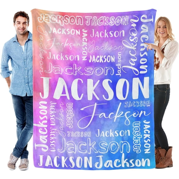 Personalized Name Blanket – Custom Flannel Throw For Kids & Adults | Soft Blanket With Name For Christmas & Daily Use