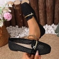 thumbnail image 2 of SuTry Women's Flat Shoes Mesh Slip On Square Toe Breathable Lightweight Comfortable Casual Walking Office Daily Wear(37), 2 of 9