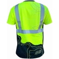 thumbnail image 4 of SafetyShirtz Men's SS360 Topo - Class 2 - Type-R - UPF 40 - Reflective Safety Shirt, Yellow - Medium, 4 of 6