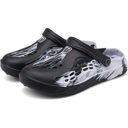 

Mens Camo Clog Tie-dye Slide Sandals Shoes Breathable Slip on Garden Clogs Arch Support Outdoor Beach Slippers Work Shoes