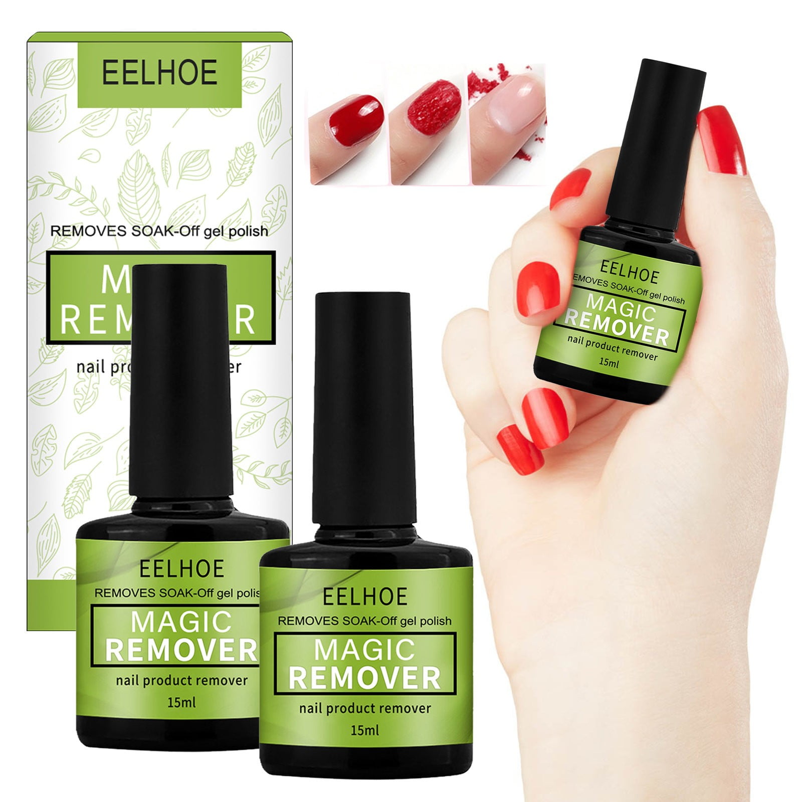 Gel Nail Polish Remover, Gel Remover For Nails Quickly Removes Gel Nail