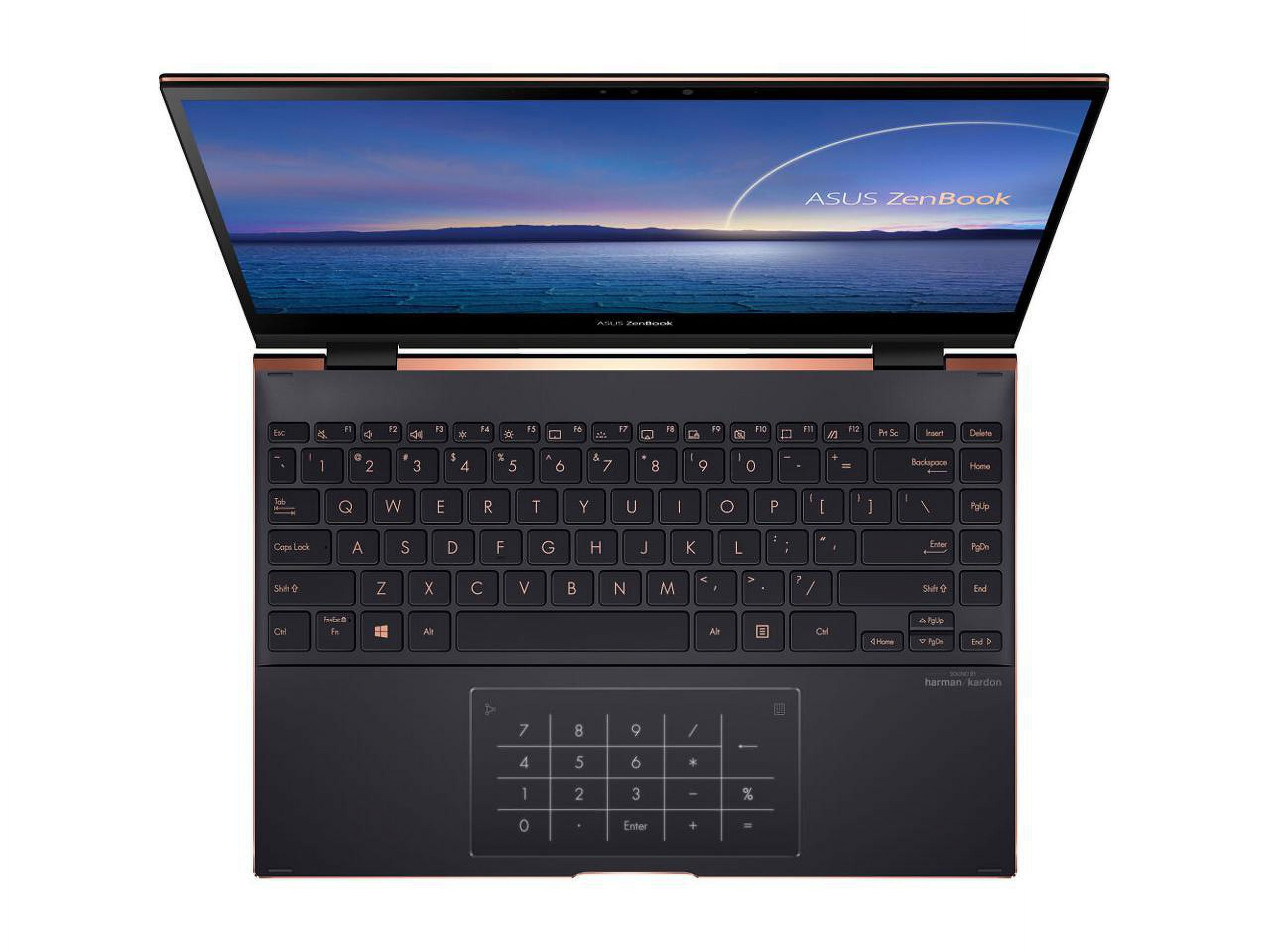 ASUS ZenBook Flip S 13.3" 4k UHD OLED Touch Laptop, Intel i7-1165G7, 16GB RAM, 1TB SSD, Win 10 Pro - UX371EA-XH77T