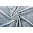 thumbnail image 3 of HR Premium Soft Silver Color Plush Blanket  Luxurious Velvet Fleece Throw Perfect for Sofa, Bed & Travel  Warm, Cozy & Ideal for All Seasons Comfort & Elegance in Home Decor, 3 of 6