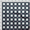 thumbnail image 3 of oneOone Organic Cotton Poplin Twill Fabric Check Ikat Print Sewing Fabric BTY 42 Inch Wide, 3 of 4