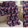 thumbnail image 6 of Soimoi Cotton Cambric Fabric Leaves & Peony Floral Printed Fabric 1 Yard 42 Inch Wide, 6 of 7