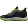 thumbnail image 2 of Under Armour Unisex UA 3Z6 Basketball Shoes Black/Mod Gray/White - 3025090-001, 2 of 5