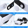 thumbnail image 2 of Beboncool MQ2002 Enhanced Elite Headband for Meta Quest 2 VR – 15000mAh Ultra-Long Battery & Ergonomic 4-Way Adjustable Design, 2 of 9