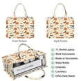 thumbnail image 2 of Large Capacity Tote Bag,Vintage Halloween Icons Pattern Handbag Fashion Luxury Tote Bag,15.7"x13"x 5.1" Inches,Laptop Compatible, 2 of 6