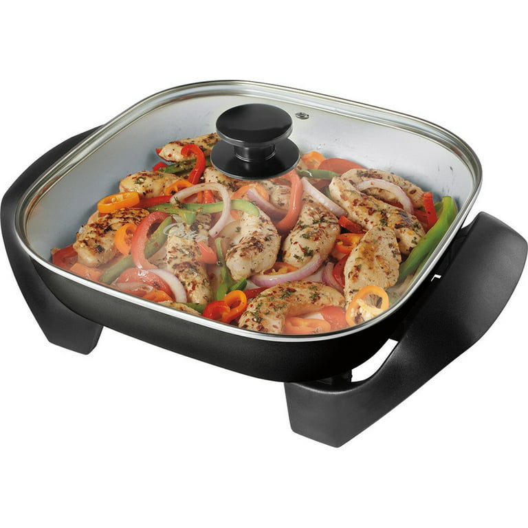 new oster 8X more durable ceramic non stick electric griddle and warming  tray.