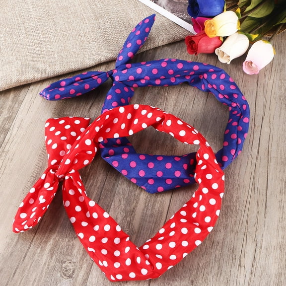 Raindrops Toddler Girls 5-Pack Fabric Headbands Hairbands Assorted Colors Soft Stretchy Hair Accessories 30 x 2.16 x 0.08 Inches