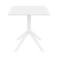 thumbnail image 5 of Lucy Outdoor Bistro Set 3 Piece with 27 inch Table Top White, 5 of 7