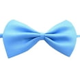 thumbnail image 3 of opvise Pet Bow Tie Lovely Decorative Nylon Solid Color Adjustable Dog Cat Bowknot Necktie for Shopping Light Blue, 3 of 8