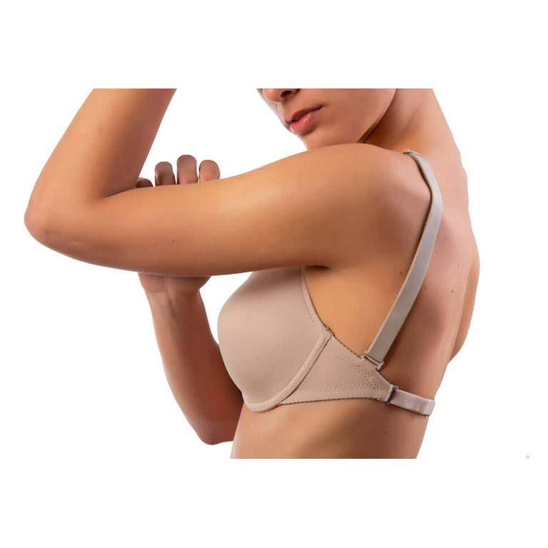 ChicBack Bra, Interchangeable Straps, Lycra, For Open Back Dress or Top - S  - Nude