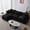 Black, variant on EHANCIS 105" Modular Sectional Sofa, 3 Seater Chenille L Shape Couch with Ottoman, Black
