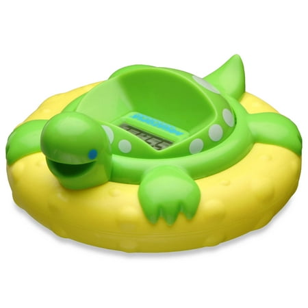 Aquatopia Bath Thermometer, Digital Audible Alarm, Green