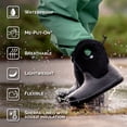 thumbnail image 4 of JAN & JUL Girls Insulated Waterproof Snow Boots (Navy Forest, Size 4 Big Kids), 4 of 7