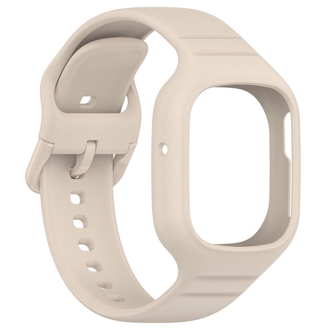 Likrtyny Correa Reloj Pulsera Suave Y Cómoda Engrosada para Watch 4 (Marfil)