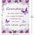 thumbnail image 5 of Grandma Gifts, Gifts for Grandma Blanket 60"x50", Grandma Birthday Gifts from Grandkids, Birthday Gifts for Grandmother, Best Grandma Gifts, Grandma Gifts Ideas for Christmas Mothers Day, 5 of 6