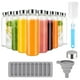 thumbnail image 1 of Botellas de agua de vidrio Zukro 530 ml con tapa de acero inoxidable x10, 1 of 9