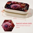 thumbnail image 5 of Shivering Velvet Portable Jewelry Organizer Box with Removable Compartment - Gift and Jewelry Display, 5 of 7