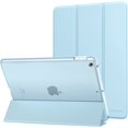 thumbnail image 1 of AmPm Case Fit 2018/2017 iPad 9.7 5th / 6th Generation - Slim Lightweight Smart Shell Stand Cover with Translucent Frosted Back Protector Fit Apple iPad 9.7 Inch 2018/2017, Rose Gold (Auto Wake/Sleep), 1 of 8