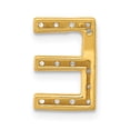 thumbnail image 3 of 14K Yellow Gold E Charm Pendant Diamond Round Initial, 3 of 4