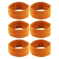 thumbnail image 1 of bandas para la cabeza, bandas para el sudor, banda para la cabeza elástica que absorbe la humedad, para deportes, algodón, naranja, 1 of 1