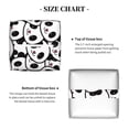 thumbnail image 4 of Goofa Cute Panda Tissue Box Cover PVC Leather Tissue Holder Square Facial Tissue Case Facial Paper Organizer Dispenser for Bathroom, Vanity Countertop, 4 of 8