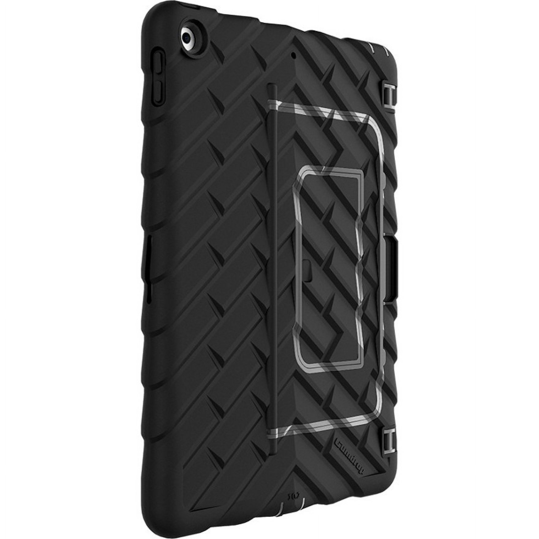 Gumdrop HideAway for iPad 10.2 9G/8G/7G - Black - For Apple iPad (7th Generation), iPad (8th Generation), iPad (9th Generation) Tablet, Apple Pencil - Tread Texture - Black - Shock Absorbing, Dust ...