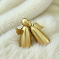 thumbnail image 5 of JoyMoreHome 2Pcs Christmas Gold Angel Decor, for Tabletop Centerpiece, Office, Livingroom, Holiday Party, 5 of 9