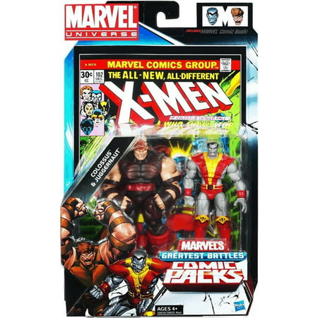 Marvel X-Men Colossus & Juggernaut Comic Book #102 Figure Set