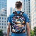 thumbnail image 3 of KUIFORTI Brown Planet Kids Backpack Waterproof Boys School Bag with Laptop Compartment Adjustable Straps for Elementary Primary Middle Back to School Essentials, 3 of 7