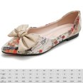 thumbnail image 2 of Zapatos planos con nudo de lazo para mujer con espuma viscoelástica antideslizante para viajes al aire libre, 2 of 9