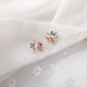 thumbnail image 5 of 1 par Moda Flower Ear Stud Temperamento Pendientes Mujeres Pendiente Oído Decoración, 5 of 6