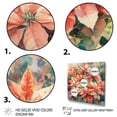 thumbnail image 3 of Designart "Red Blossoming Poinsettias III" Floral Poinsettia Wall Art For Bathroom, 3 of 5
