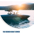 thumbnail image 2 of Goodsmann 300 Denier boat cover, Silvery gray ,water resistant,weather protection,trailerable,9921-0122-21 (A Fits 14-16 V-Hull Boats ,Beam width to 68), 2 of 8