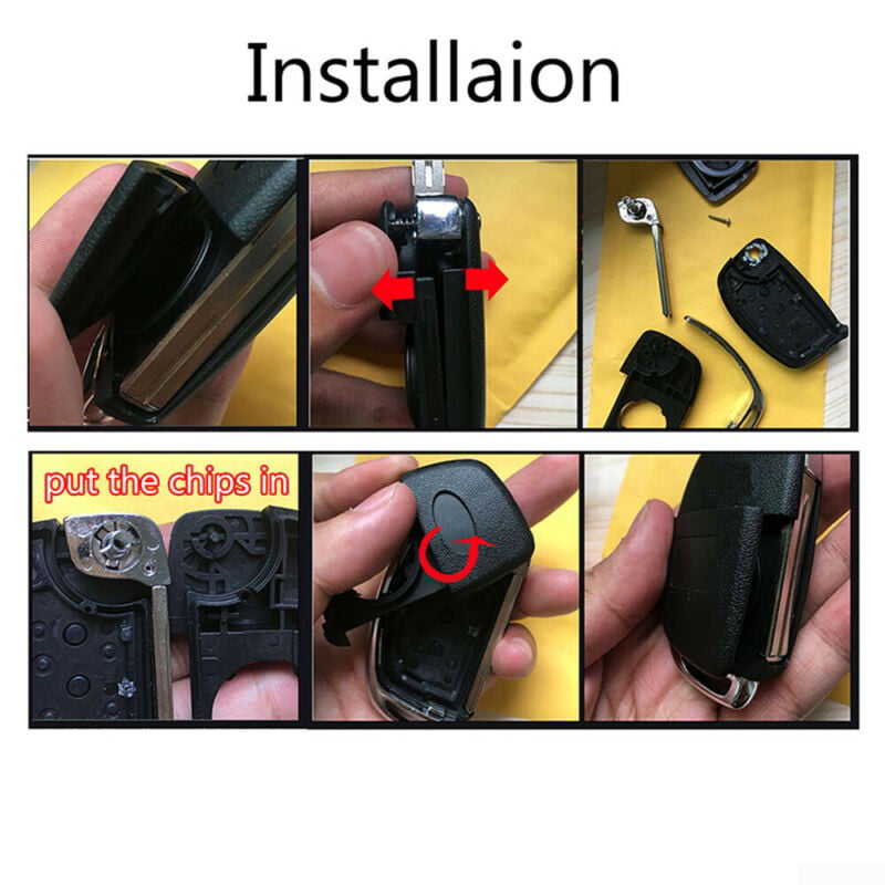 Automobile Locksmith 3 Button Remote Flip Key Shell Case for Hyundai Santa ix45 ix35 i20 Santa Fe keyless entry remote fob