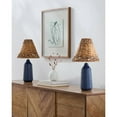 thumbnail image 2 of Mark&Day Table Lamps, Karema Modern Blue Bedside Table Lamp Set of 2 for Nightstand Bedroom, Living Room or Office (22" H x 5" W x 5" D), 2 of 4