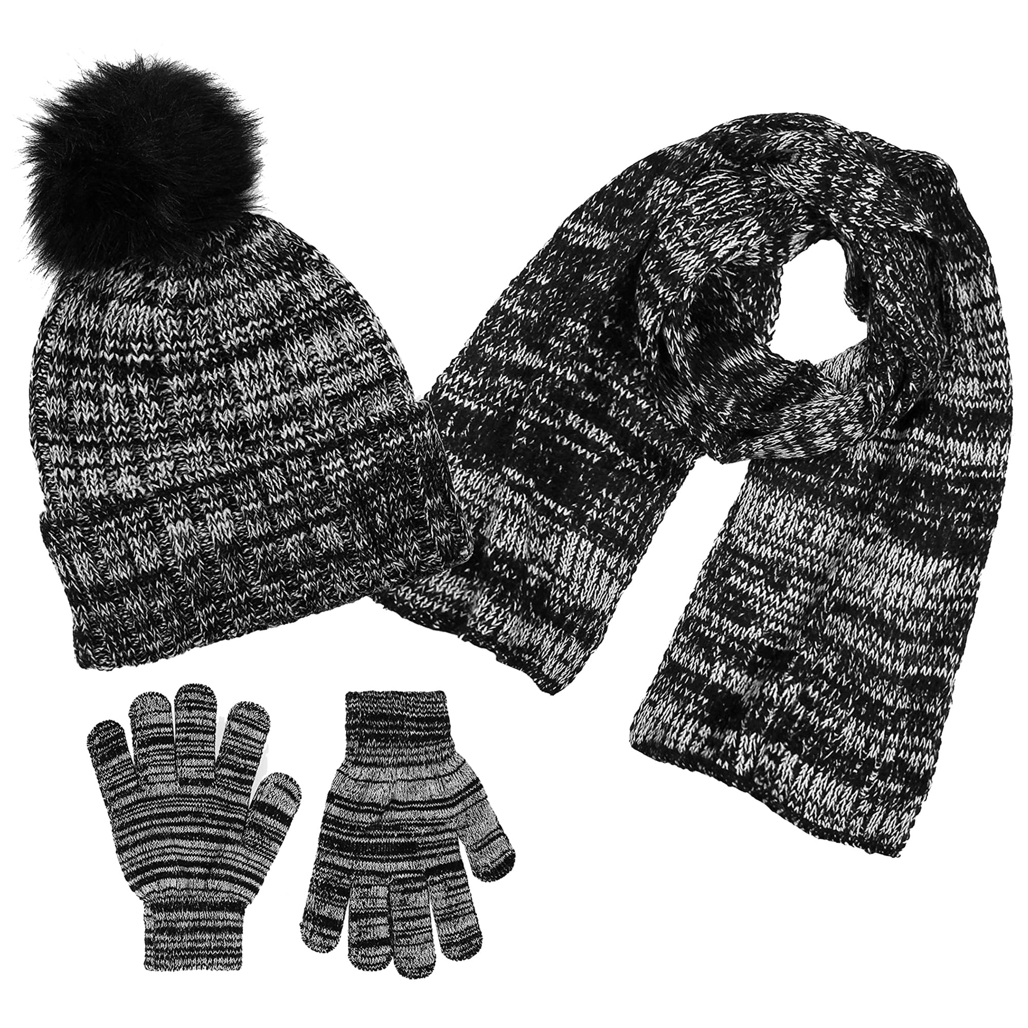 Swak Girls Hat,Scarf & Glove SetKids Cold Weather Winter Accessories