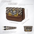thumbnail image 7 of ZUXONGSY Cow Elephant Sunflower Butterfly Print Shoulder Bag for Women Waterproof Crossbody Travel Purse Small Satchel with Adjustable Wide Strap for Working Dating, 7 of 7
