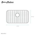 thumbnail image 2 of Stainless Steel, Undermount Kitchen Sink Grid for 30 x 18 Sinks, 2 of 2