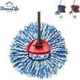 thumbnail image 4 of FGTHBF-BonusLife 4-Pack Mop Head for O-Ceda RinseClea Spin Mop Refill 2-Tank System Only Easy Cleaning Microfiber Replacement, 4 of 4